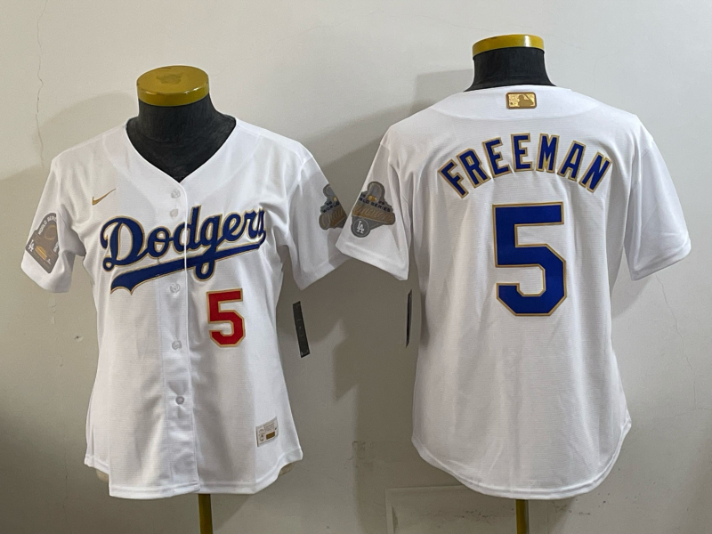youth Los Angeles Dodgers #5 Freeman white Game 2026 Nike MLB Jersey 40100015